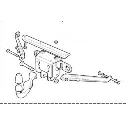 VUB105440 | Kit traino sfera di rimorchio smontabile (-)"AUS"